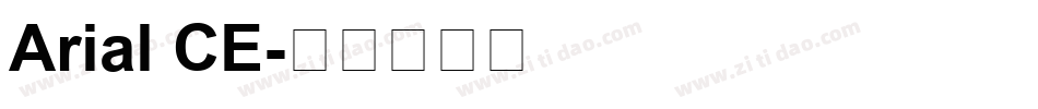 Arial CE字体转换